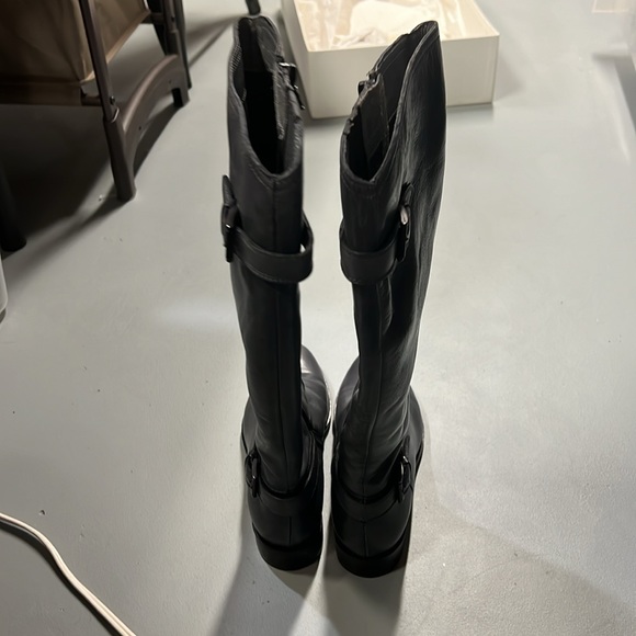 Garnet Hill Gabriella Leather Riding Boots - Picture 4 of 5